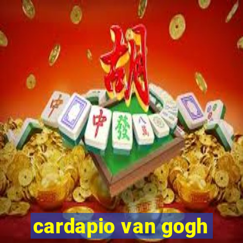 cardapio van gogh